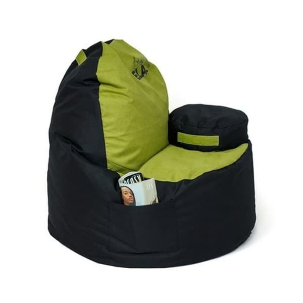 Pehmustettu istuin GO GIFT Musta Oliivi Oxford tejido antidesgarros 120 x 80 x 80 cm