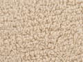 Miniatyrbilde 5 av 5: Puff Lysebrun 40 x 40 x 40 cm Fluffy Polyester Solid Mønster Firkantet Sittepuff i Stoff