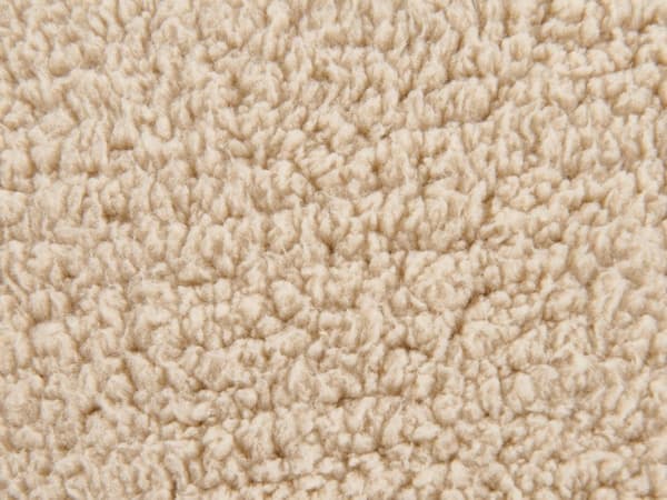 Puff Lysebrun 40 x 40 x 40 cm Fluffy Polyester Solid Mønster Firkantet Sittepuff i Stoff