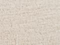 Miniatyrbilde 5 av 5: Puff Lysebeige 50 x 50 x 30 cm Fluffy Polyester Solid Mønster Rund Sittepuff i Stoff
