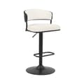 Miniatyrbild 1 av 7: Sittpall Home ESPRIT Vit Metall 48,5 x 48 x 83,5 cm