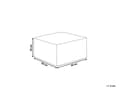 Miniatyrbilde 3 av 7: Puff Rosa Bomull EPS-kuler 50 x 50 x 30 cm Firkantet form Ensfarget Moderne design Fotskammel Boligtilbehør
