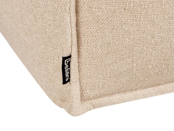 Puff Beige Bomull EPS-kuler 50 x 50 x 30 cm Firkantet form Ensfarget Moderne design Fotskammel Boligtilbehør