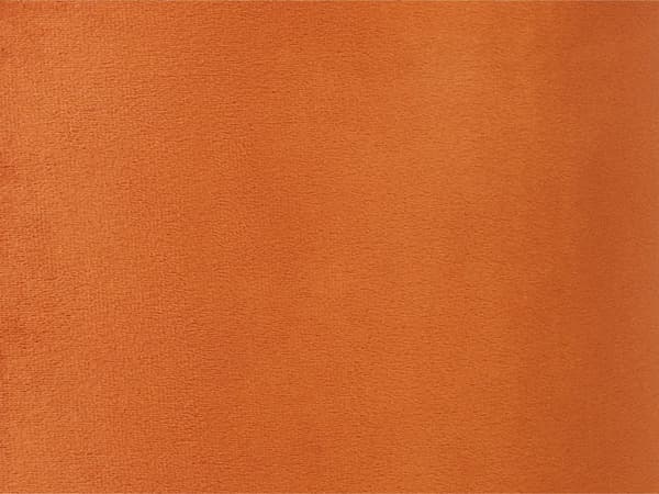 Puf Polyester Velour Orange Guld ø 39 cm Rund Moderne Glam Design Skammel Fodskammel Fodstøtte Sæde Boligindretning Stue Soveværelse Møbel