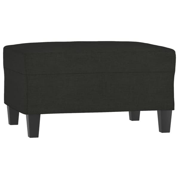 Fotpall svart 70x55x41 cm tyg