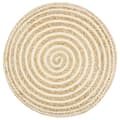 Miniatyrbild 2 av 2: Handgjord sittpuff 45x30 cm jute