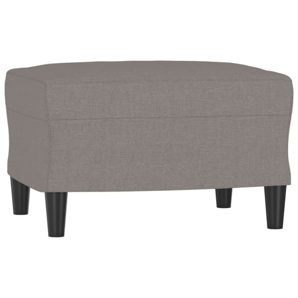 Fotpall Taupe 60x50x41 cm tyg