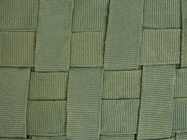 Hagepuff Grønn Syntetisk Materiale 50 x 50 cm Utendørs Ottoman Håndvevd Boho Style
