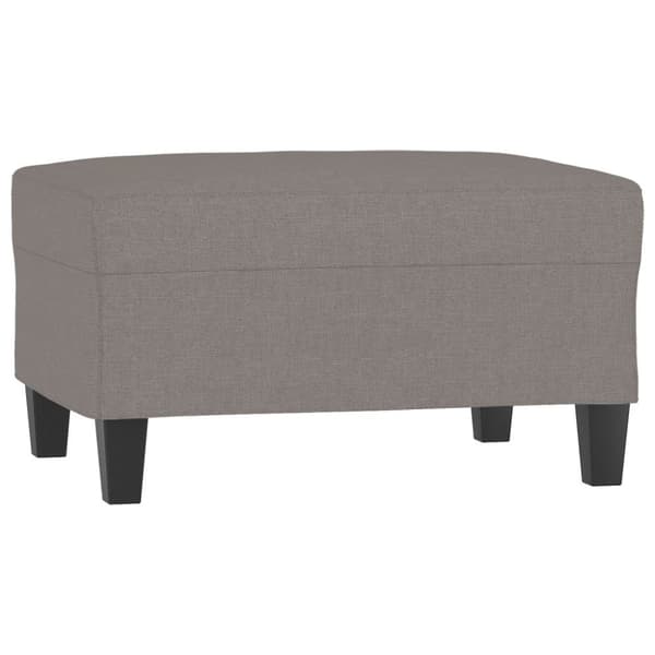 Fotpall Taupe 70x55x41 cm tyg