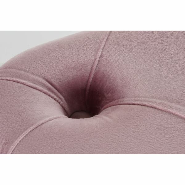Sittpall DKD Home Decor   Rosa Polyester Sammet Trä MDF (88 x 53 x 47,76 cm)