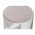Miniatyrbild 3 av 3: Fotpall DKD Home Decor Scandi Gyllene Vit Ljusrosa 30 x 30 x 38 cm (2 antal)