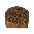 Miniatyrbild 2 av 3: Fotpall DKD Home Decor 46 x 46 x 50 cm Svart Brun Leopard Kolonial
