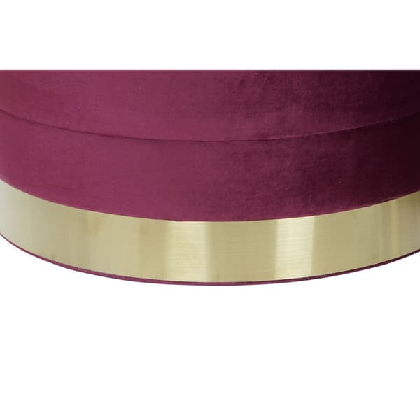 Fotpall DKD Home Decor Multicolour Trä MDF Sammet 60 x 60 x 45 cm