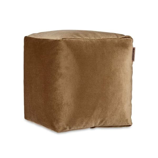 Puff Sammet Brun 30 x 30 x 30 cm (4 antal)