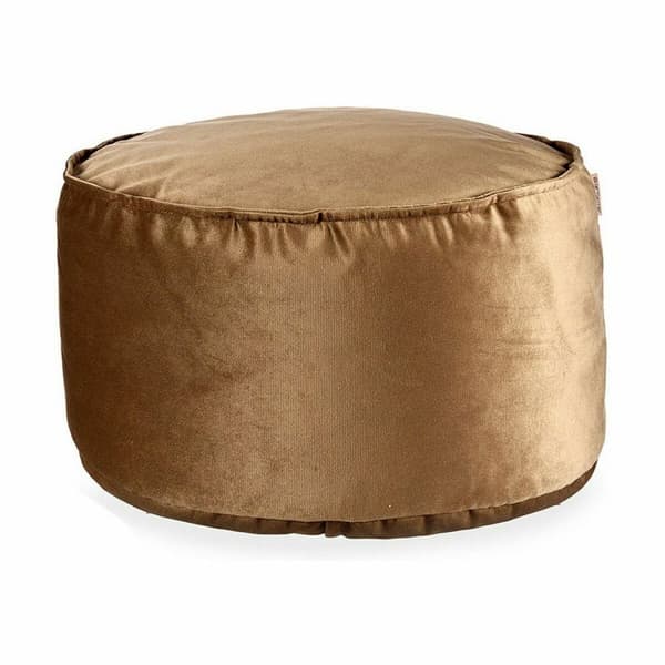 Puff Sammet Brun 60 x 39 x 60 cm (2 antal)