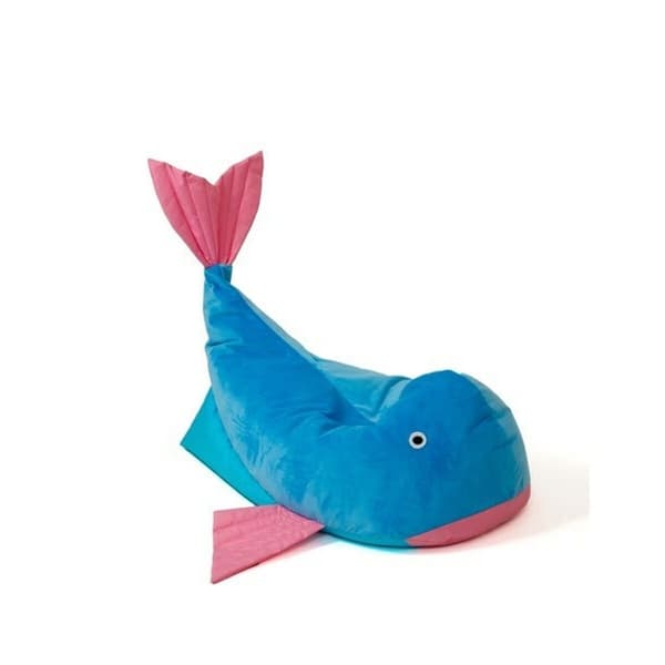 Puff GO GIFT Blå Rosa Oxford