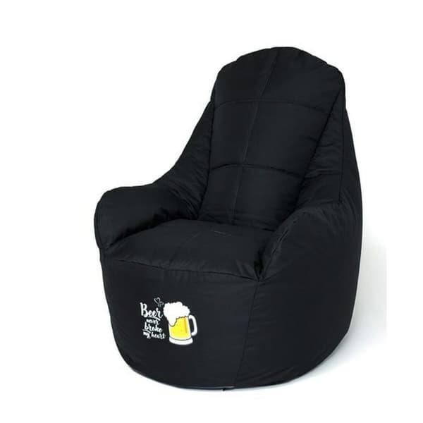 Puff GO GIFT Svart Oxford tejido antidesgarros
