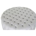 Miniatyrbillede 2 af 4: Fodstøtte DKD Home Decor Hvid Polyester Træ MDF (78 x 78 x 40 cm)