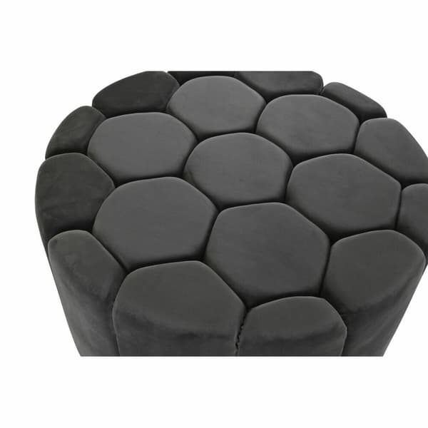 Fodstøtte DKD Home Decor Grå 30 % Polyester (85 x 85 x 48 cm)