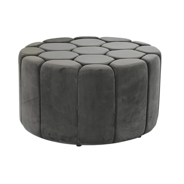 Fodstøtte DKD Home Decor Grå 30 % Polyester (85 x 85 x 48 cm)