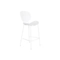 Miniatyrbillede 1 af 5: Taburet DKD Home Decor Sort Metal Hvid polypropylen (52,5 x 49 x 104 cm)