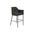 Miniatyrbillede 1 af 6: Taburet DKD Home Decor Mørkebrun Metal 59 x 60 x 107 cm