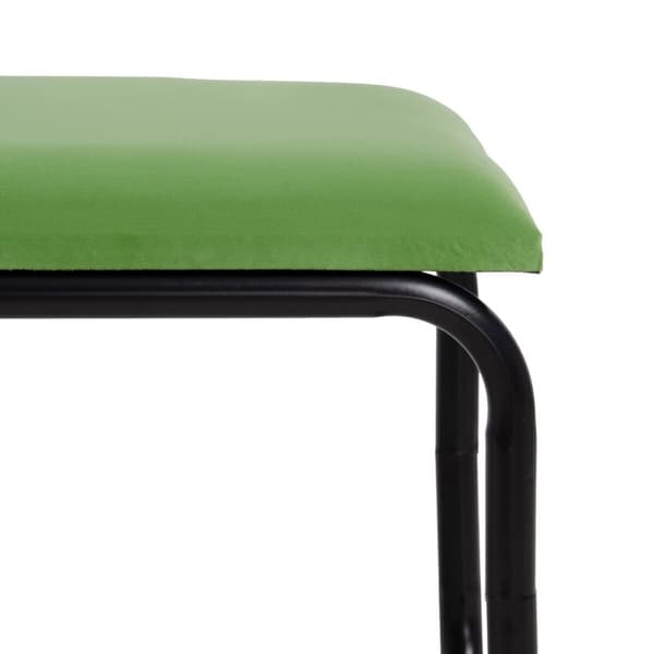 Jakkara 110 x 40 x 68 cm Synteettinen kangas Metalli Vihreä
