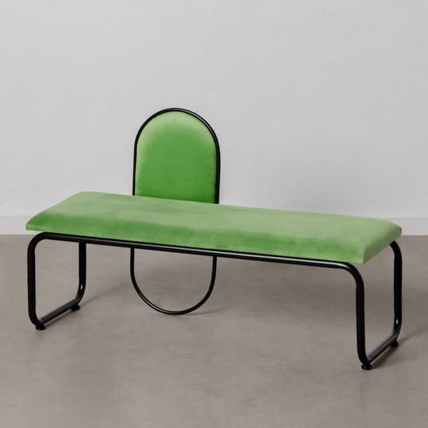 Jakkara 110 x 40 x 68 cm Synteettinen kangas Metalli Vihreä