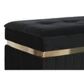 Pikkukuva 2 / 4: Jakkara DKD Home Decor Musta Kullattu Vihreä Tumman harmaa Puu MDF 70 x 40 x 43 cm
