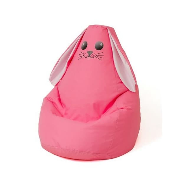 Puf GO GIFT Pink Oxford 105 x 80 cm