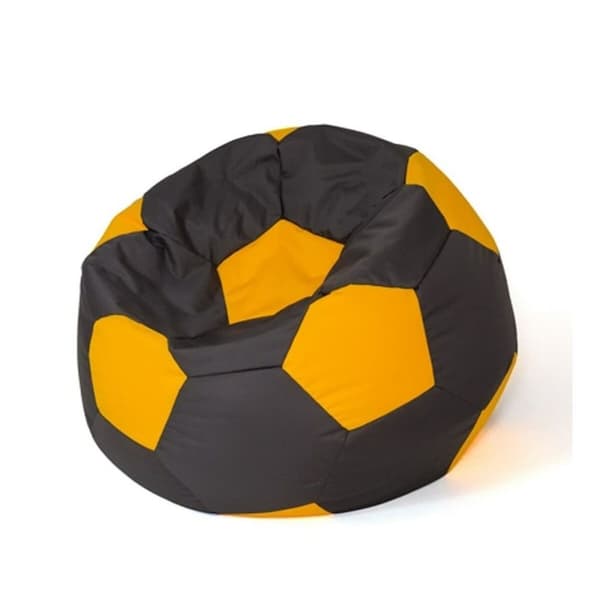 Puf GO GIFT Gul Sort Oxford