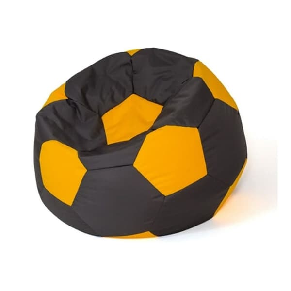 Puf GO GIFT Gul Sort Oxford