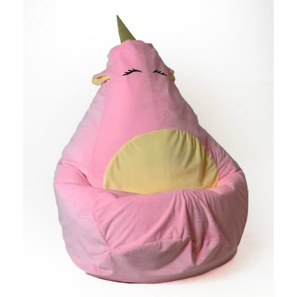 Puf GO GIFT Pink Oxford 140 x 100 cm