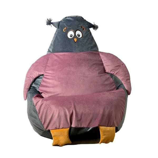 Puf GO GIFT Grå Pink Oxford 130 x 90 cm