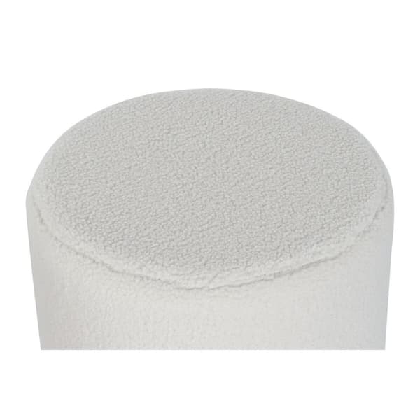 Jalkatuki DKD Home Decor Valkoinen Musta Polyesteri Puu MDF Scandi 60 x 60 x 45 cm (3 osaa)