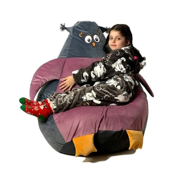 Pehmustettu istuin GO GIFT Harmaa Pinkki Oxford 105 x 80 cm