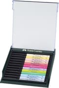 Miniatyrbillede 1 af 2: Faber Castell FC-267420 Tegnepen Faber-Castell Pitt Artist Pen børstesæt 12 stykker Pastel