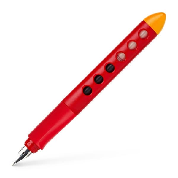 Faber Castell FC-149862 Skol Reservoarpenna Scribolino LH Röd