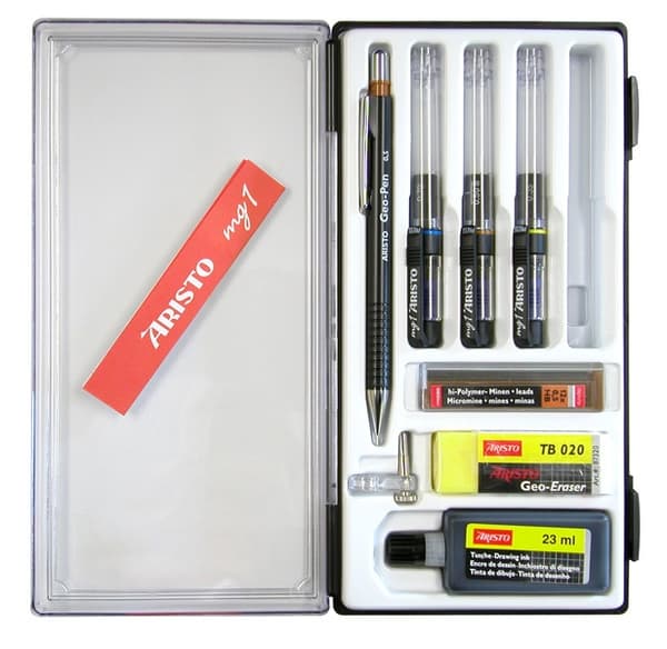 Aristo AR-64150 Tegnepen Studiesæt 8-delt