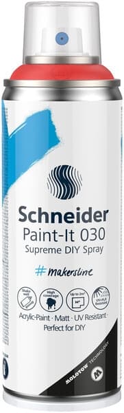 Schneider S-ML03050103 Supreme DIY Spray Paint-it 030 Royal Red 200ml