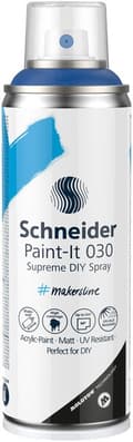 Miniatyrbillede 1 af 6: Schneider S-ML03050025 Supreme DIY Spray Paint-it 030 Blå 200ml