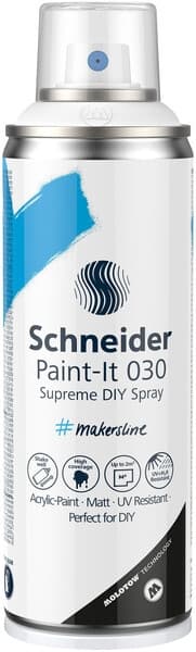Schneider S-ML03050008 Supreme DIY Spray Paint-it 030 Vit 200ml