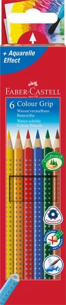 Faber Castell FC-112406 Färgpennas GRIP-fodral 6 delar