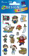 Miniatyrbillede 1 af 2: Avery AV-53197 Papirlabel Z-design Kids Pack A 3-ark Pirates
