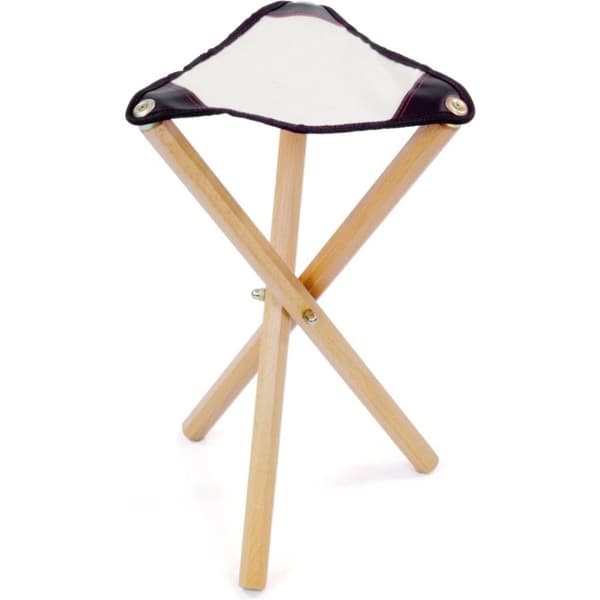 Kangaro K-830075 Bøgetræ maleskammel med lærredssæde 50 cm