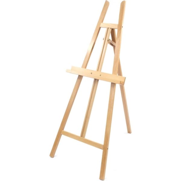 Kangaro K-830005 Atelier Staffli för dukar upp till 125 cm Bokträ/Naturlig