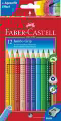 Miniatyrbild 1 av 5: Faber Castell FC-110912 Färgpenna Jumbo GRIP-fodral med 12 delar