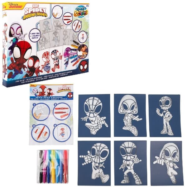 Marvel Spidey Spray Pen Set