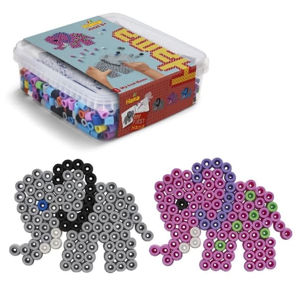 Hama Iron-On Beads Maxi Elephants 600 stk