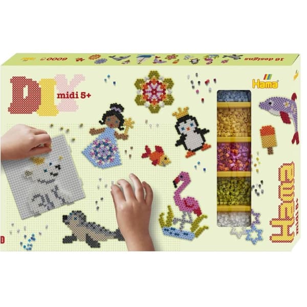 Hama Iron-On Beads Midi Mega gaveæske 6000 stk
